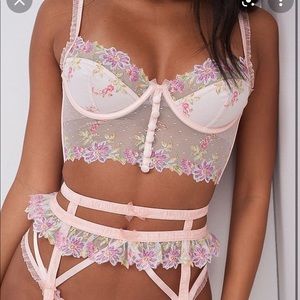 NWT for love and lemons April bloom bustier